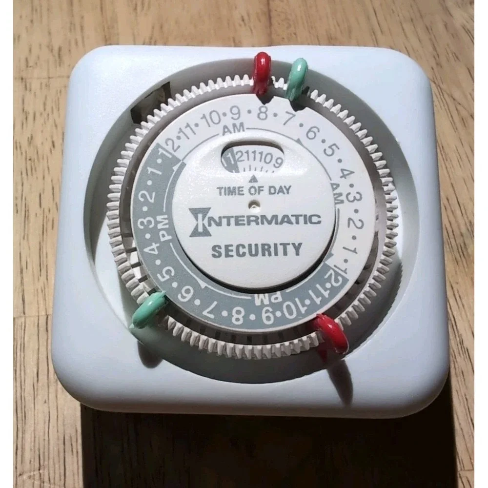 TN111K 15-Amp Indoor Timer - Versatile 24-Hour Control - Easy Manual Override...